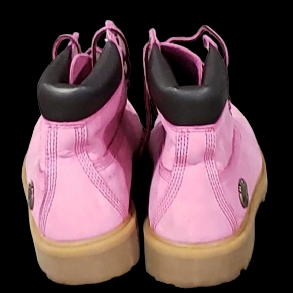 Pink Timberland Women’s Boots 7.5 / Men’s 5.5 / Rare / Breast Cancer Awareness - Picture 7 of 7